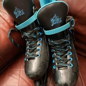 Black Seneca rollerblades